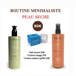 ROUTINE  MINIMALE  POUR  PEAU  SÈCHE