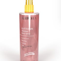 Spray Brume Corporelle Scintillante Dorée "GLITTER"